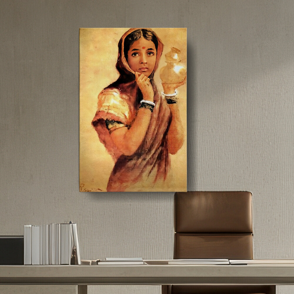 The Milkmaid - Wall Canvas