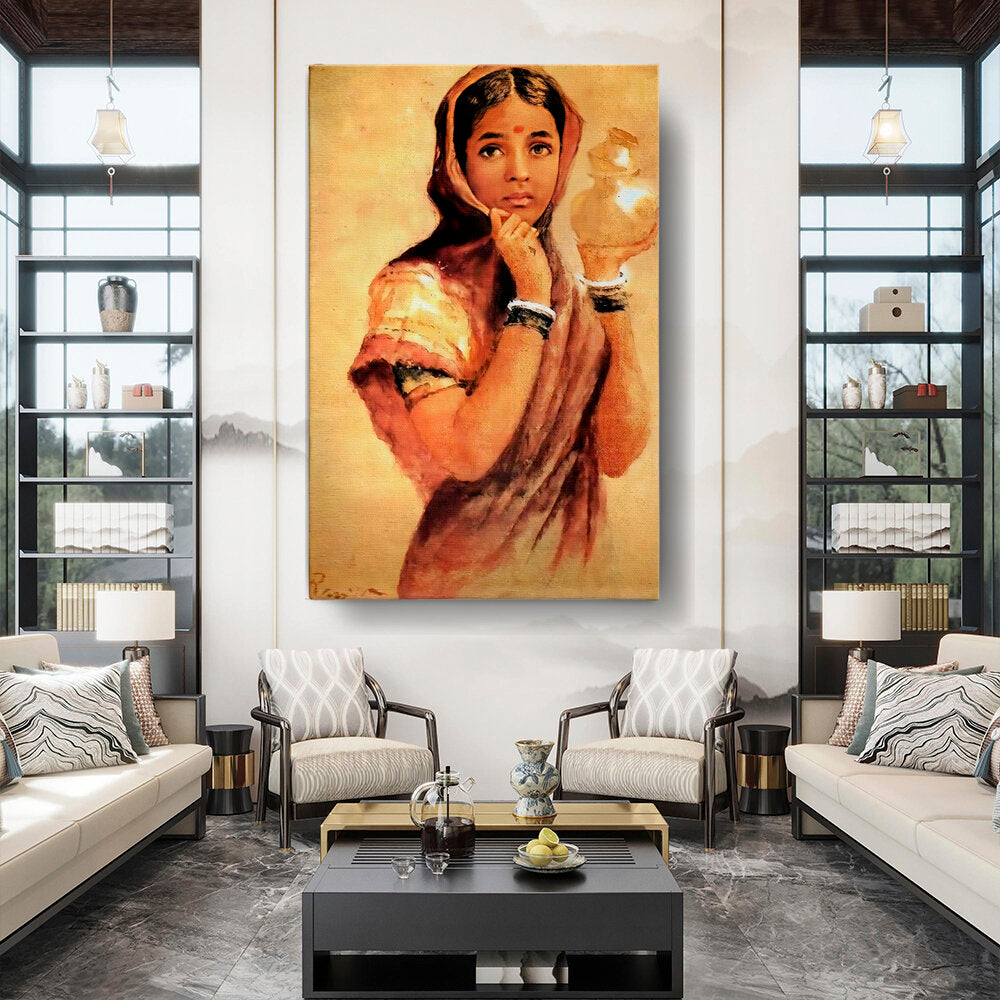 The Milkmaid - Wall Canvas