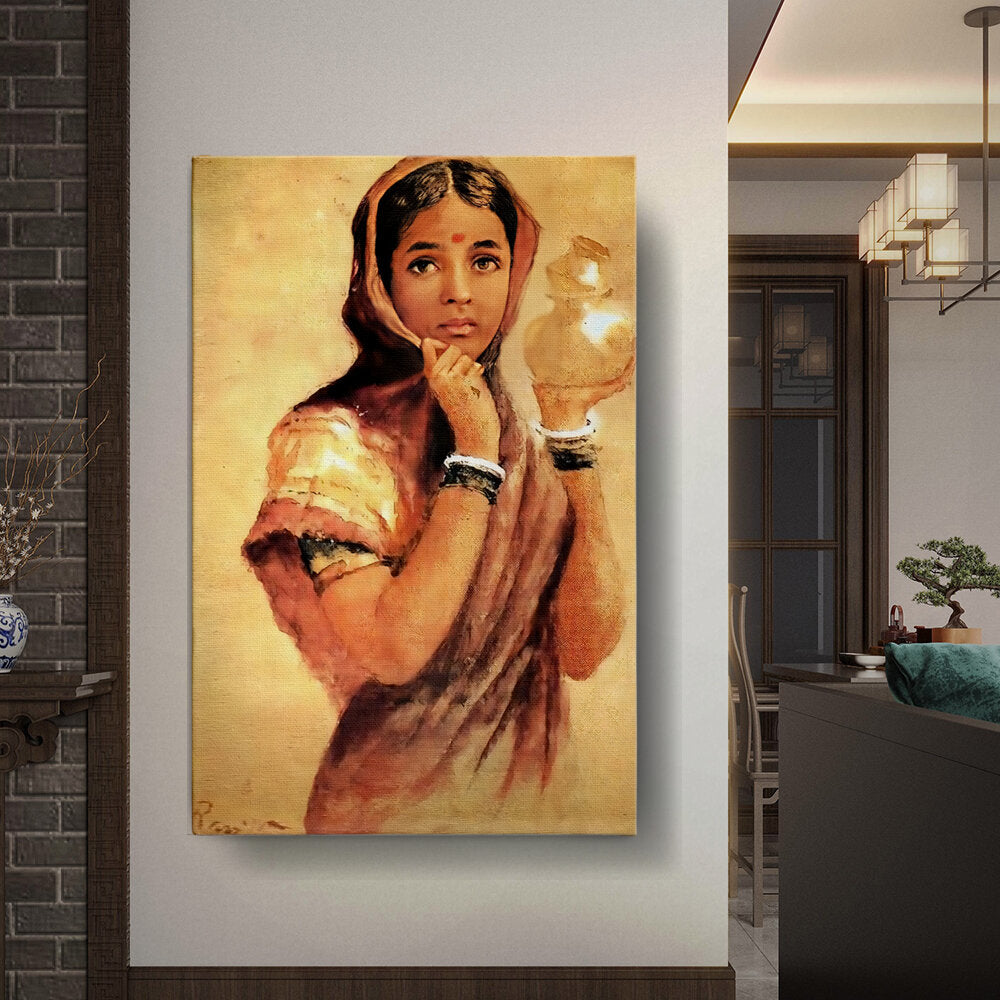 The Milkmaid - Wall Canvas