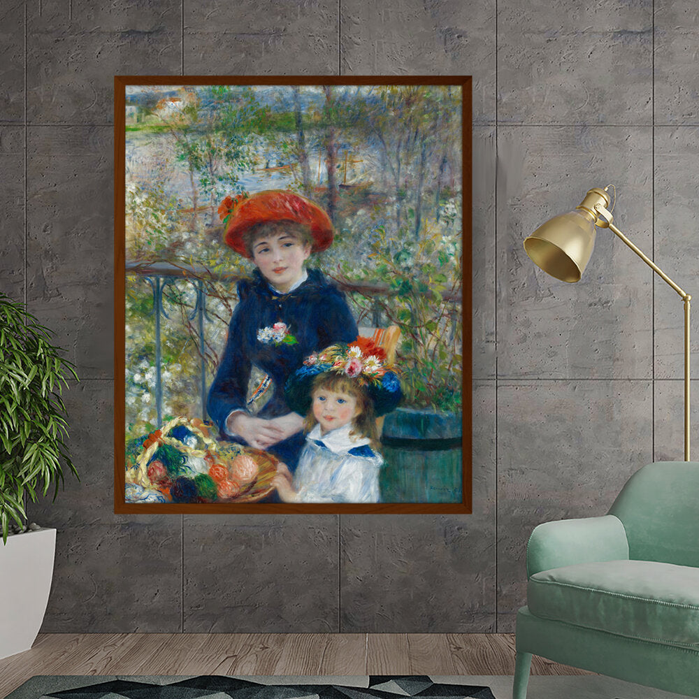 Amazon - Seller - Two Sisters On The Terrace - Framed Canvas