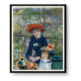 Two Sisters On The Terrace - WALL MOUNT FRAME