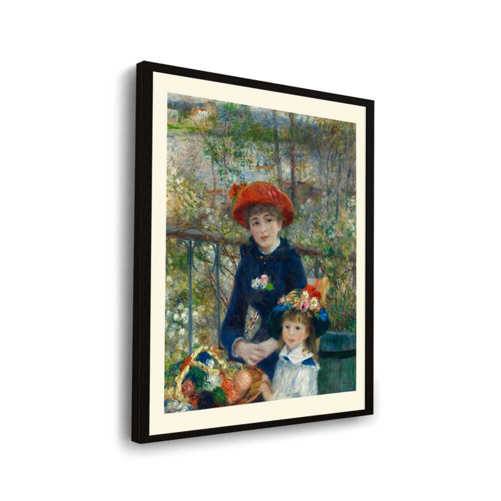 Two Sisters On The Terrace - WALL MOUNT FRAME