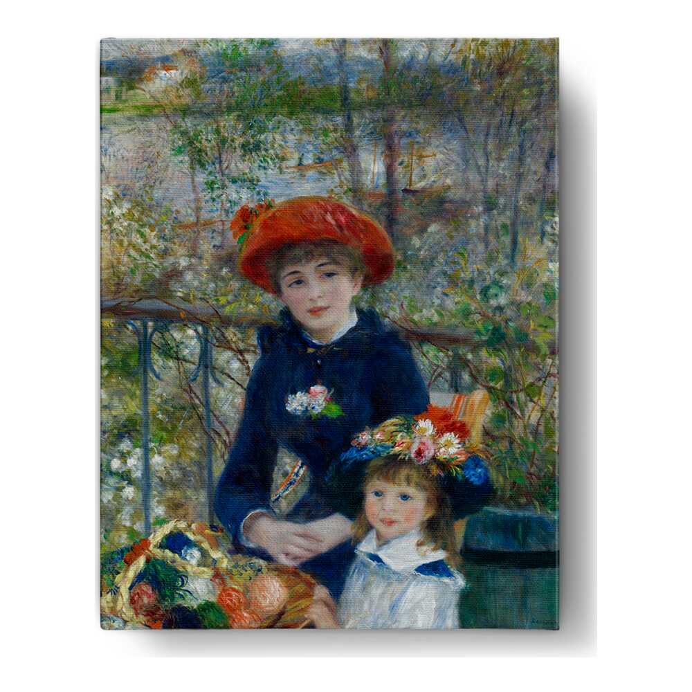 Two Sisters On The Terrace - Wall Canvas