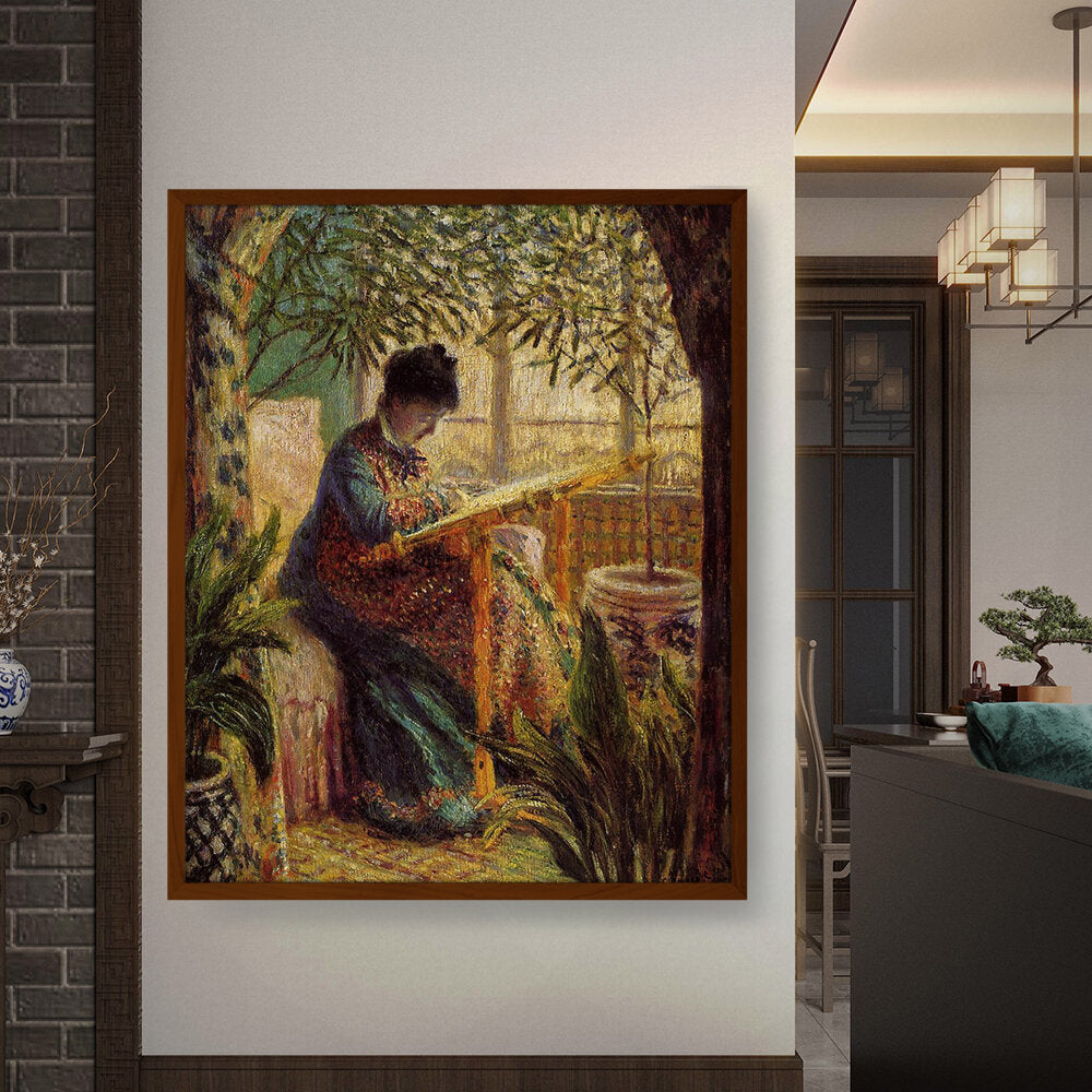 Amazon - Seller - Madame Monet Embroidering - Framed Canvas