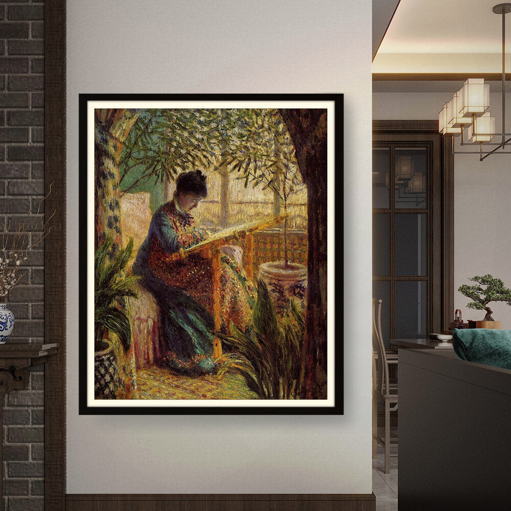 Amazon - Seller - Madame Monet Embroidering - WALL MOUNT FRAME