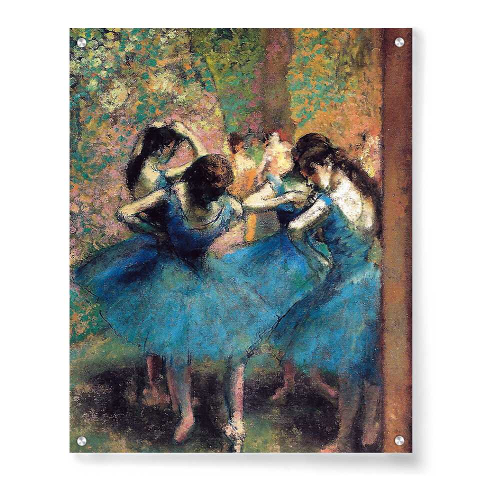 Dancers In Blue - Acrylic Wall Photo