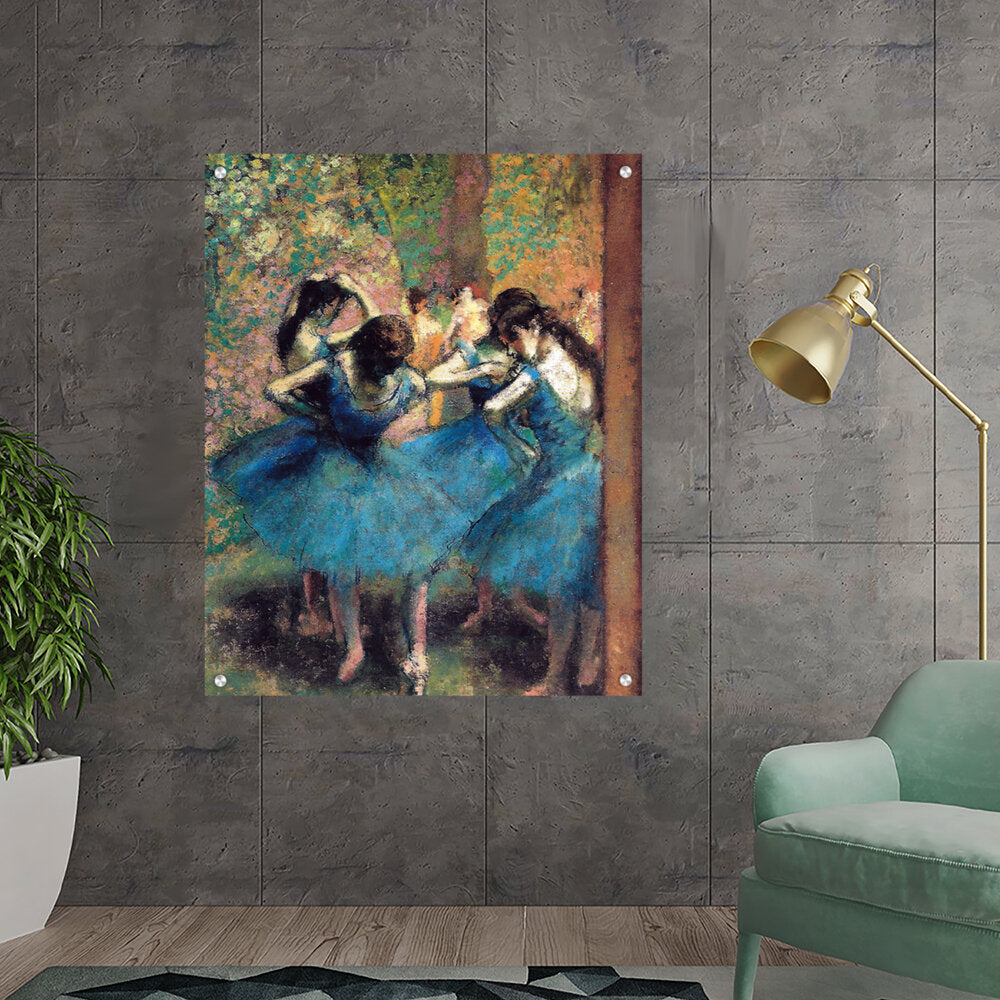 Dancers In Blue - Acrylic Wall Photo