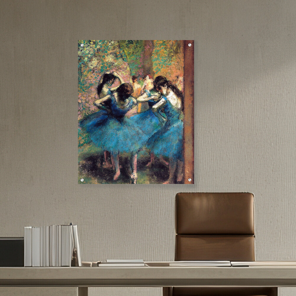 Dancers In Blue - Acrylic Wall Photo