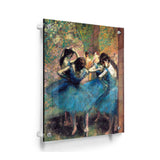 Dancers In Blue - Acrylic Wall Photo