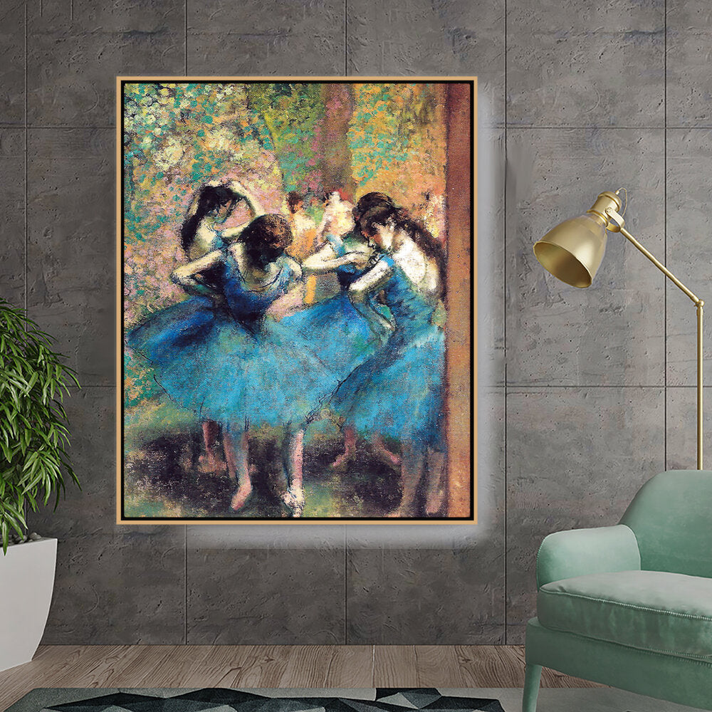 Amazon - Seller - Dancers In Blue - FLOATING FRAME