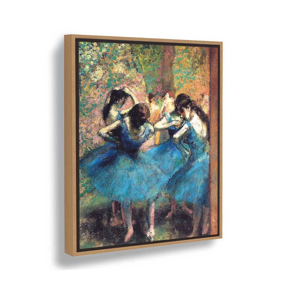 Dancers In Blue - FLOATING FRAME