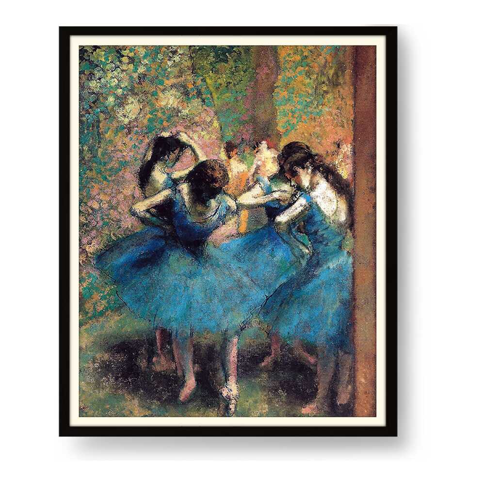 Dancers In Blue - WALL MOUNT FRAME