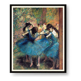 Dancers In Blue - WALL MOUNT FRAME