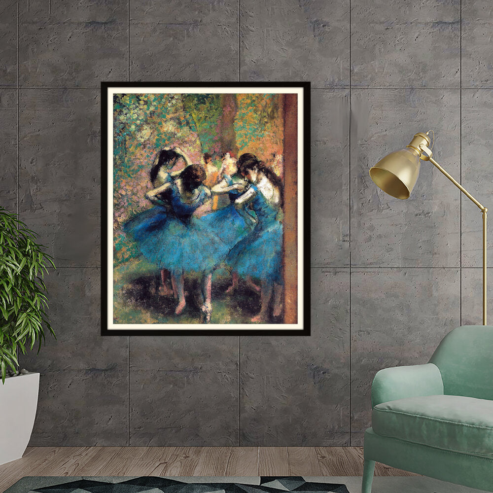 Dancers In Blue - WALL MOUNT FRAME