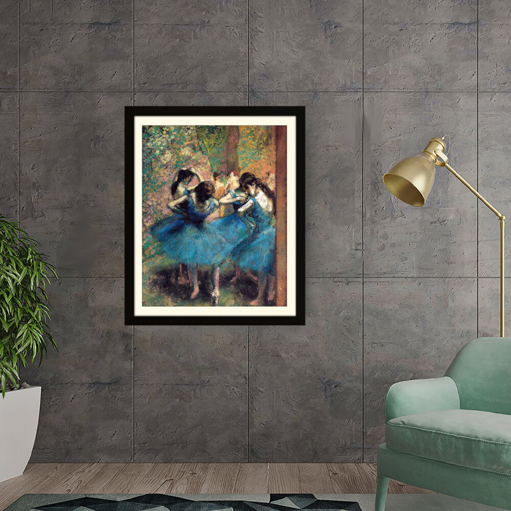 Dancers In Blue - WALL MOUNT FRAME