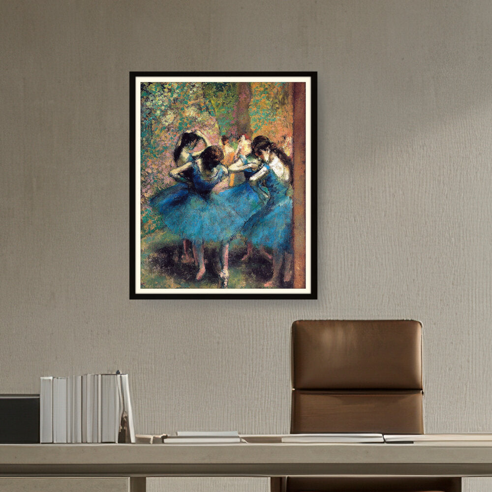 Dancers In Blue - WALL MOUNT FRAME