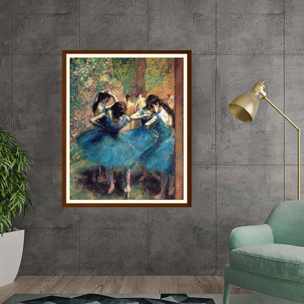 Dancers In Blue - WALL MOUNT FRAME