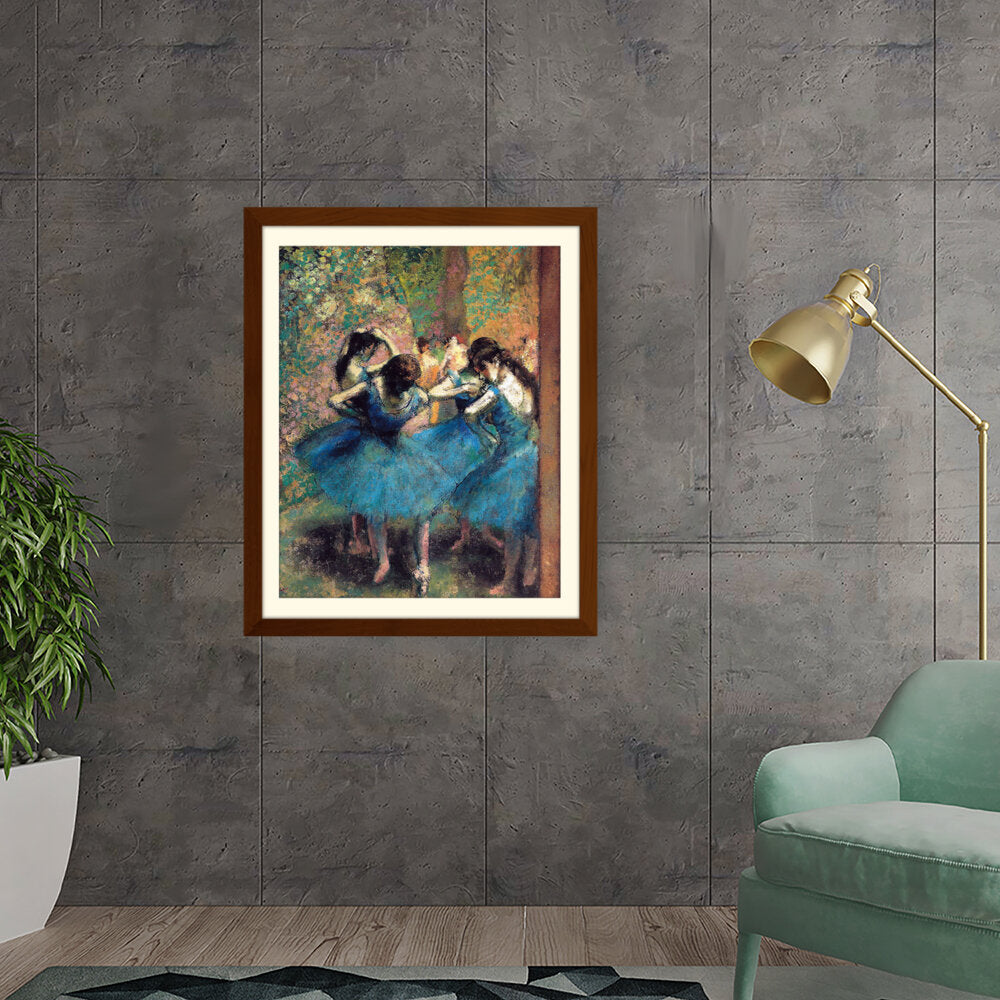 Dancers In Blue - WALL MOUNT FRAME