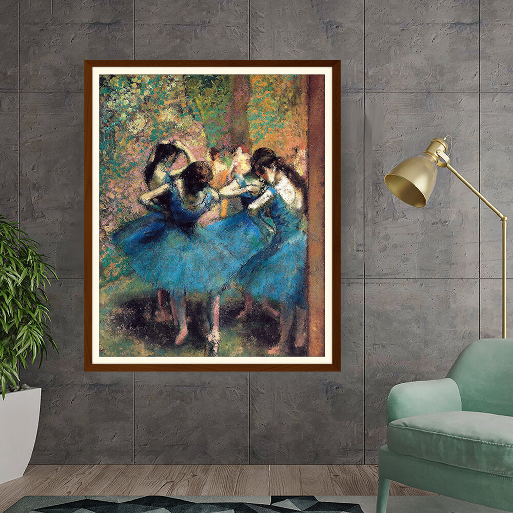 Dancers In Blue - WALL MOUNT FRAME