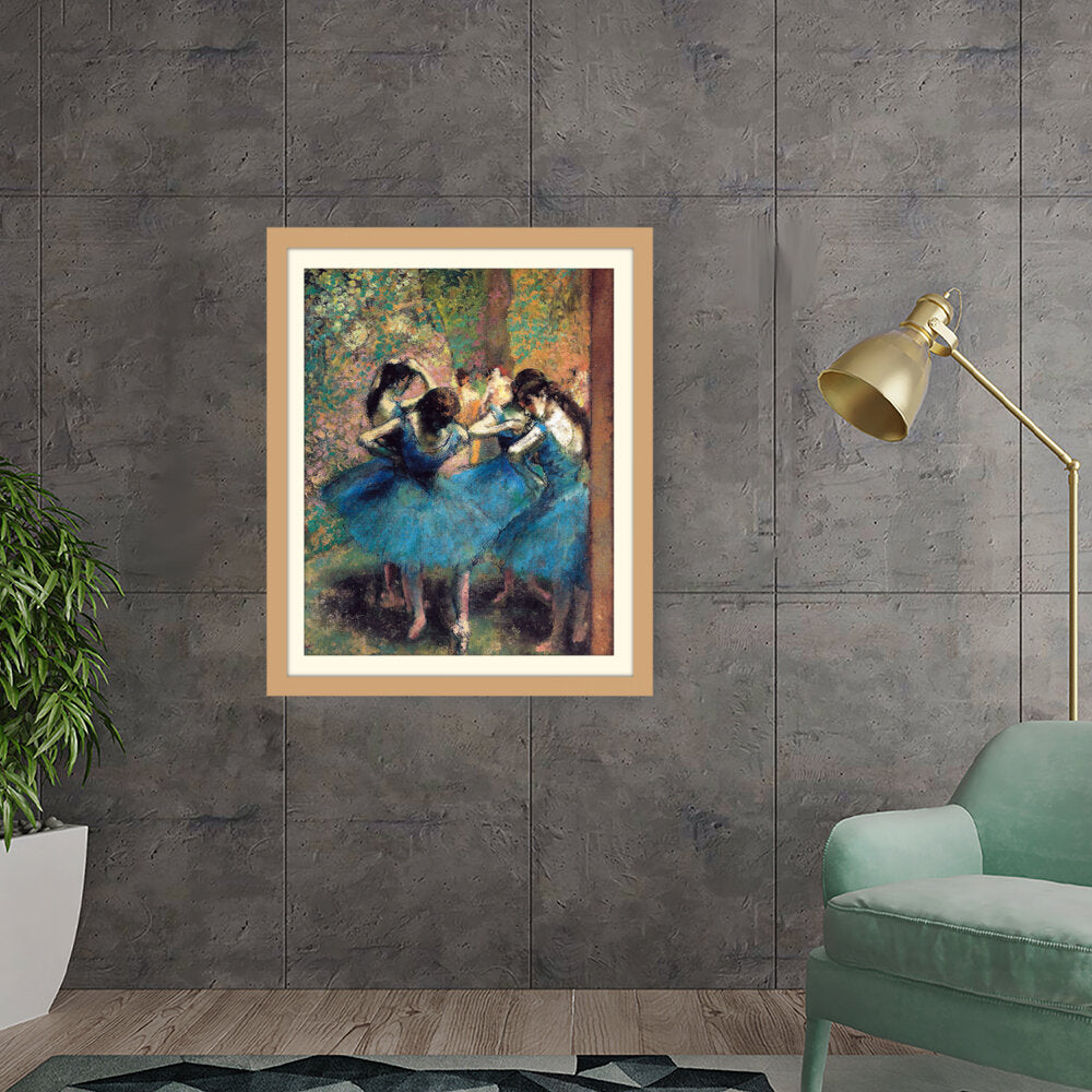 Dancers In Blue - WALL MOUNT FRAME