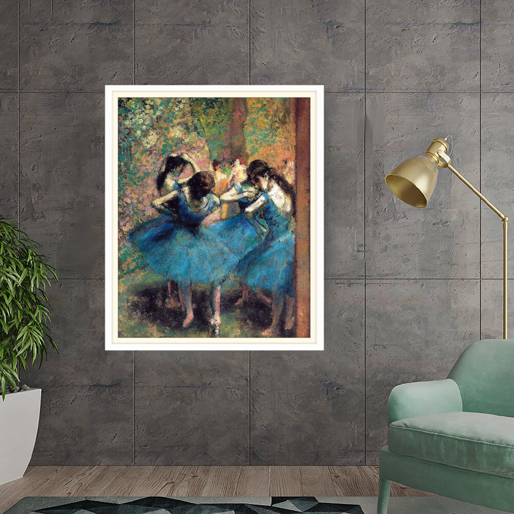 Dancers In Blue - WALL MOUNT FRAME