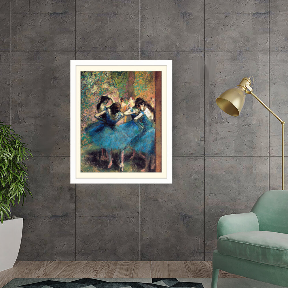 Dancers In Blue - WALL MOUNT FRAME