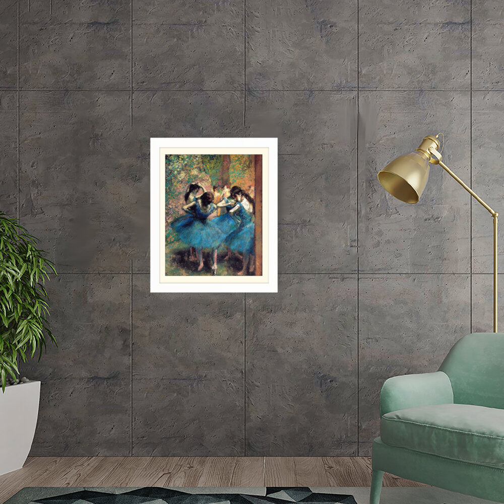 Dancers In Blue - WALL MOUNT FRAME