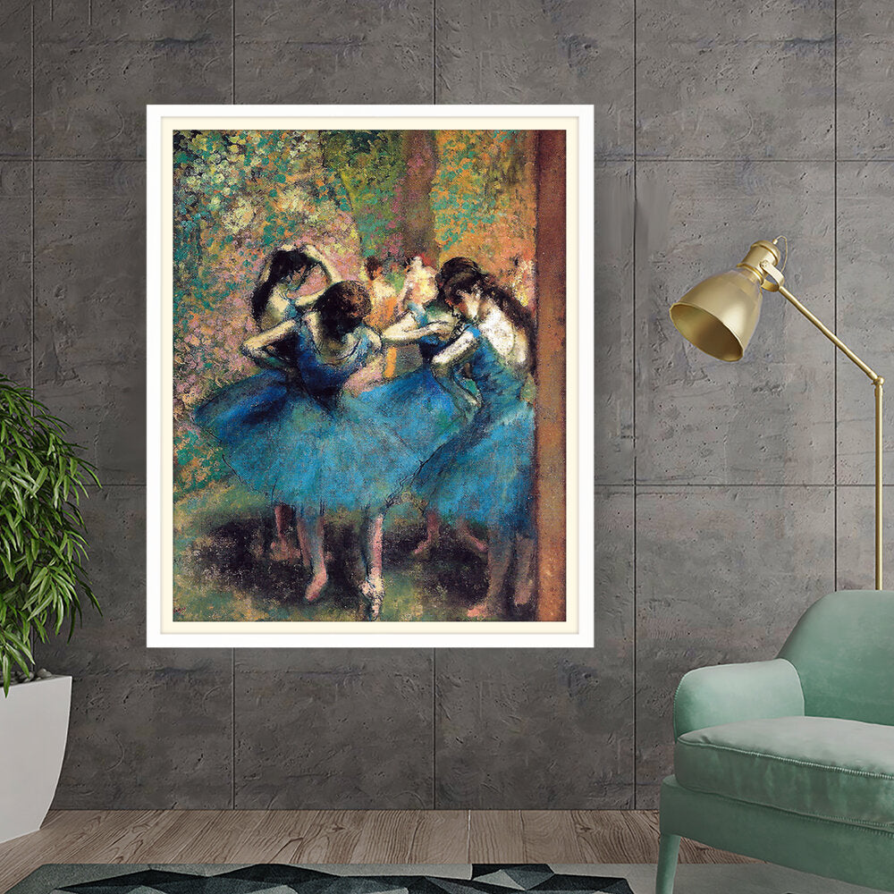 Dancers In Blue - WALL MOUNT FRAME