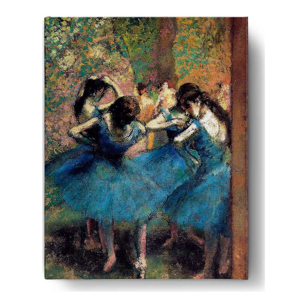 Dancers In Blue - Wall Canvas