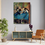 Dancers In Blue - Wall Canvas