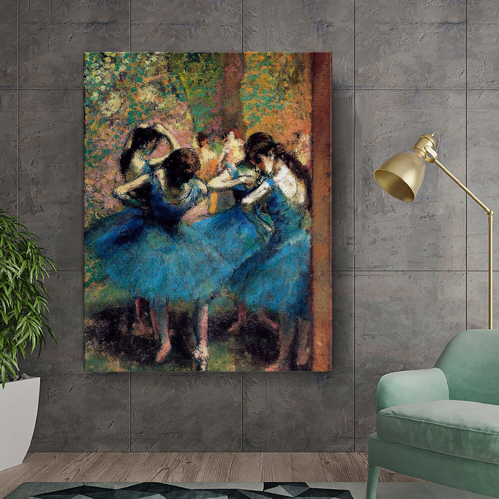 Amazon - Seller - Dancers In Blue - Wall Canvas