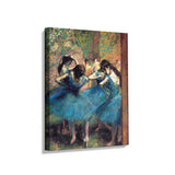 Dancers In Blue - Wall Canvas