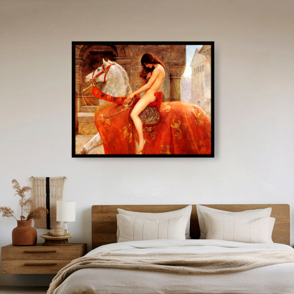 Lady Godiva - Framed Canvas