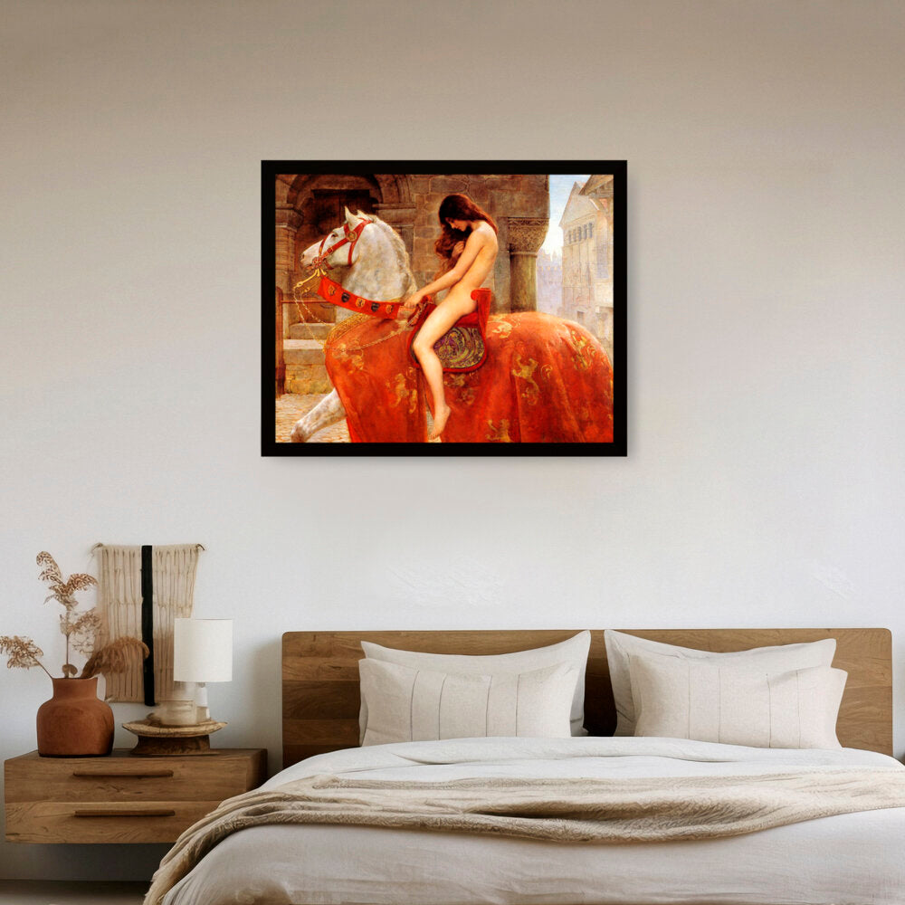 Lady Godiva - Framed Canvas