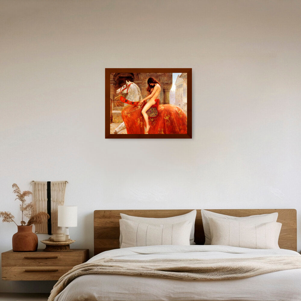 Lady Godiva - Framed Canvas