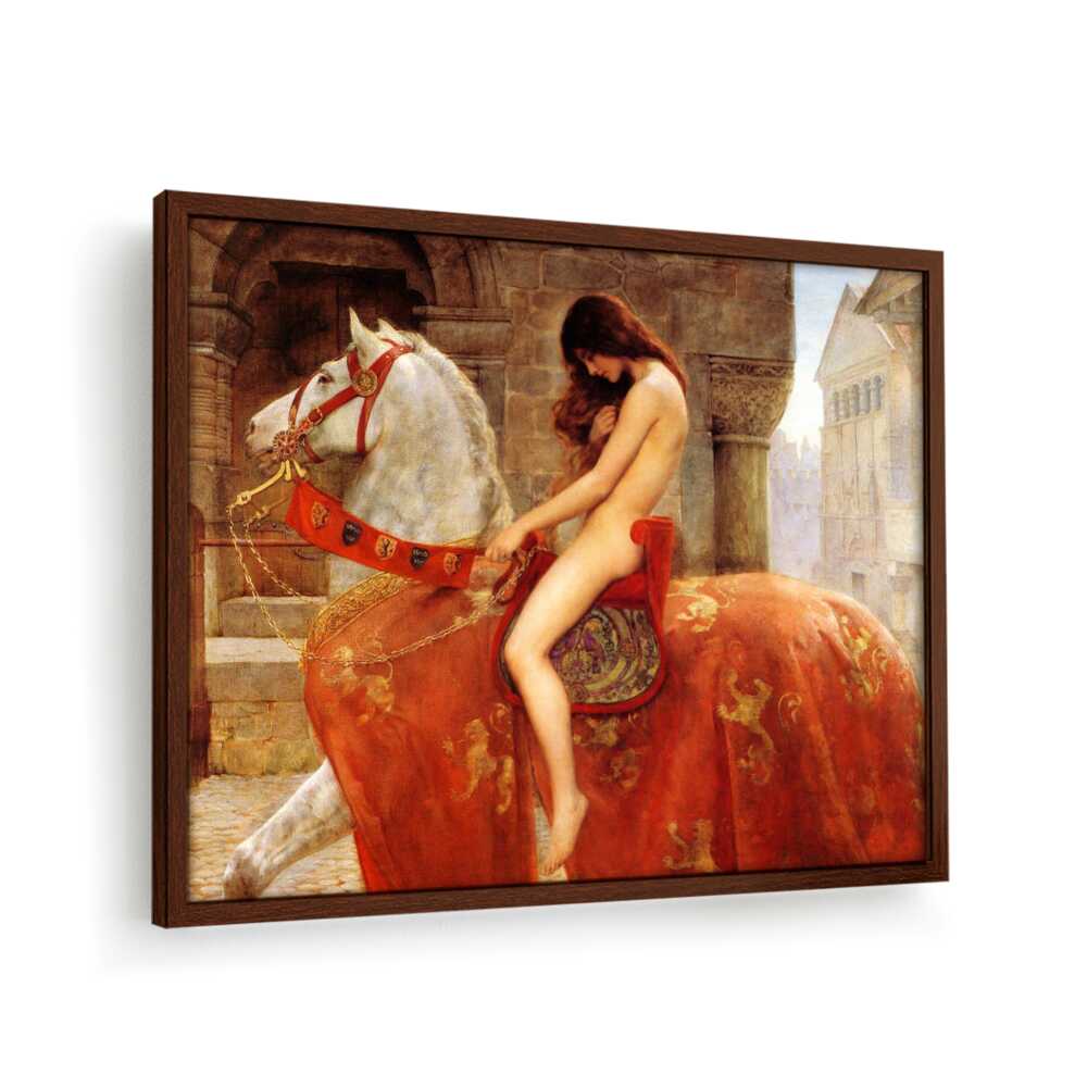 Lady Godiva - Framed Canvas