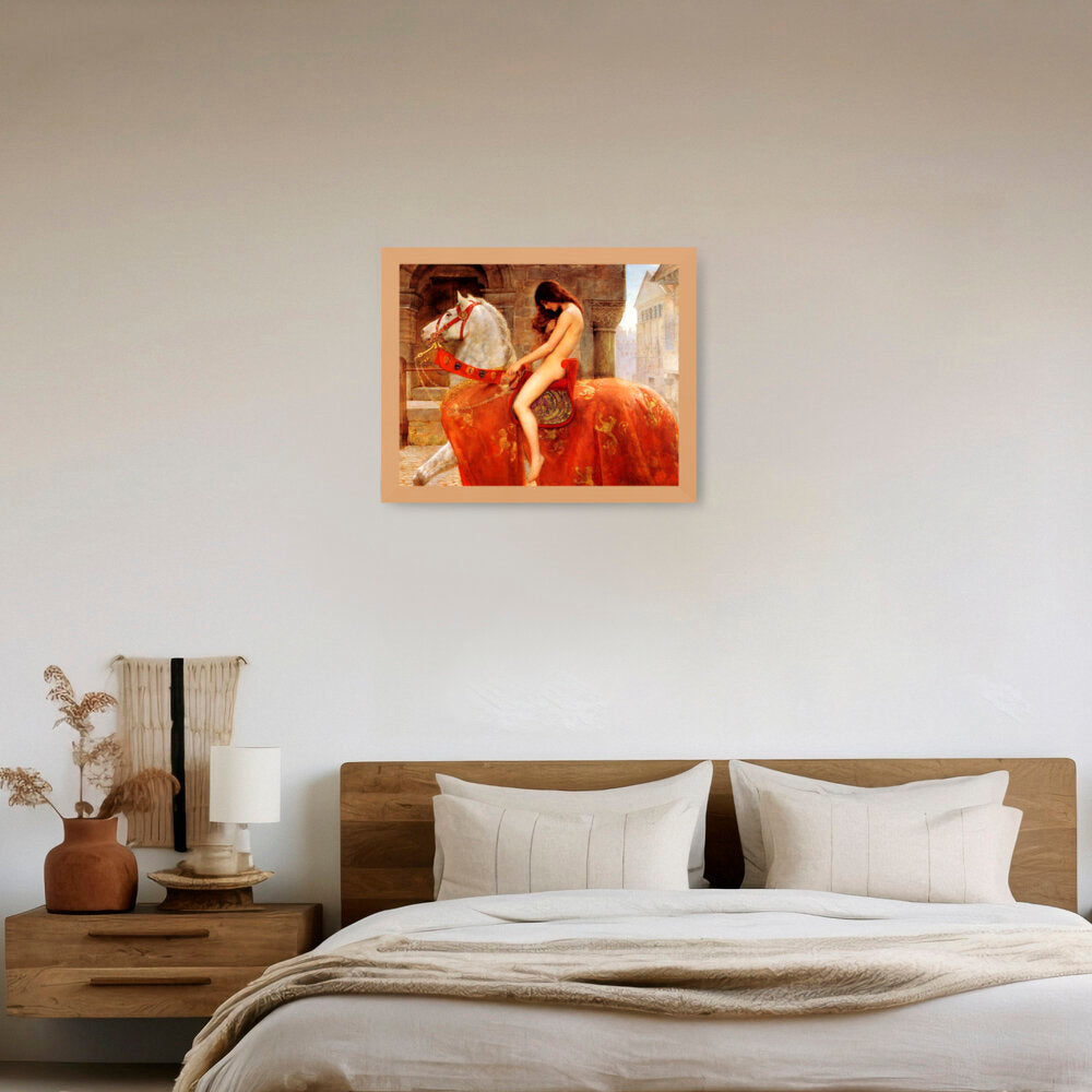 Lady Godiva - Framed Canvas