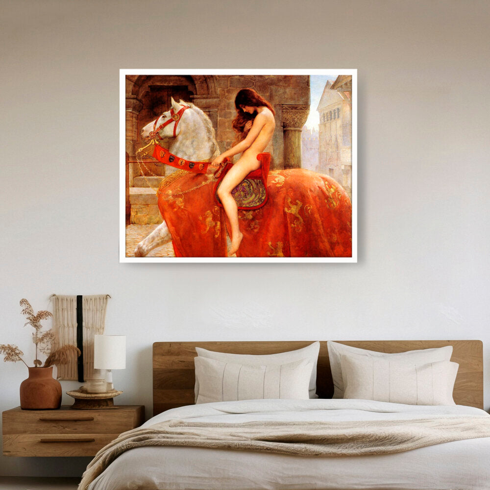 Lady Godiva - Framed Canvas