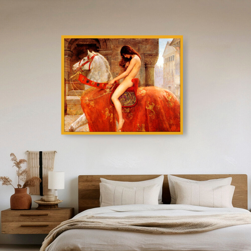 Lady Godiva - Framed Canvas