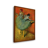 Dancers At The Bar - Framed Canvas