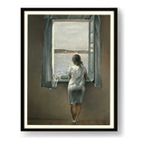 Young Woman At A Window - WALL MOUNT FRAME