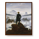 Wanderer Above The Sea Of Fog - Framed Canvas