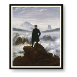 Wanderer Above The Sea Of Fog - WALL MOUNT FRAME