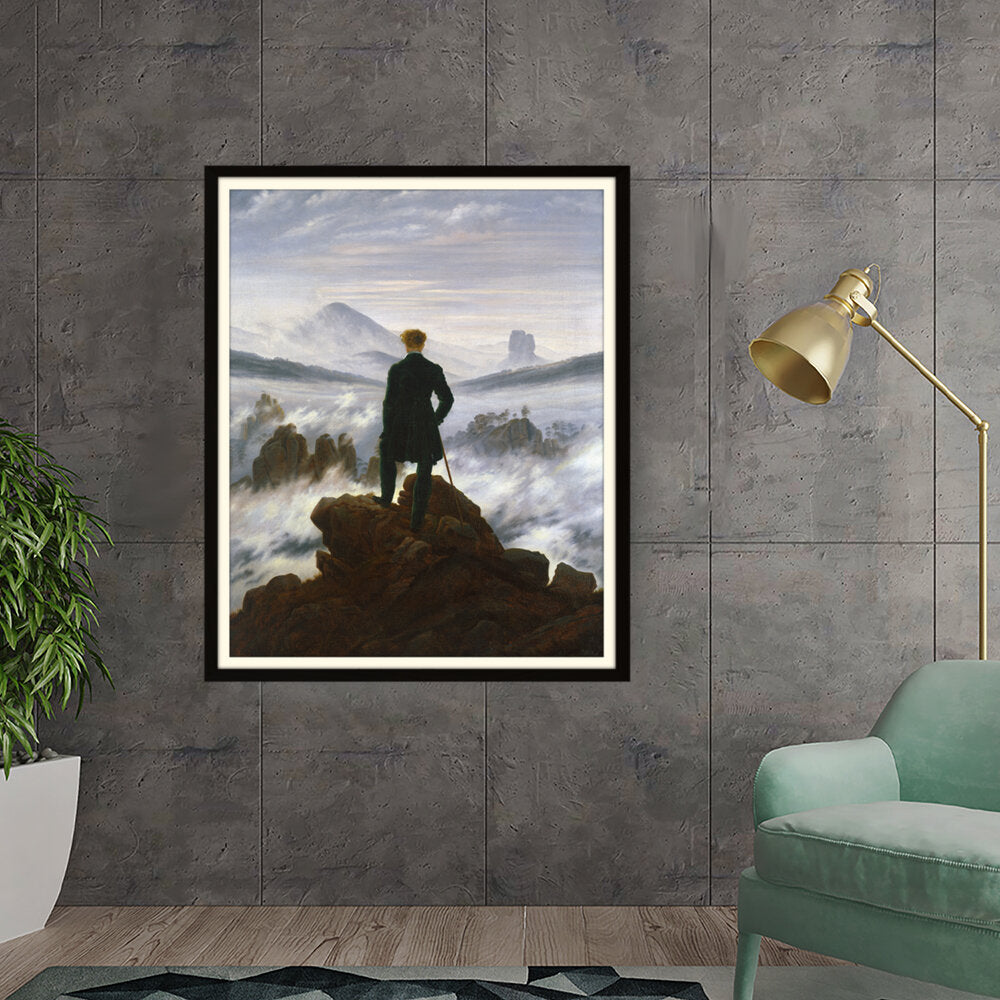 Wanderer Above The Sea Of Fog - WALL MOUNT FRAME