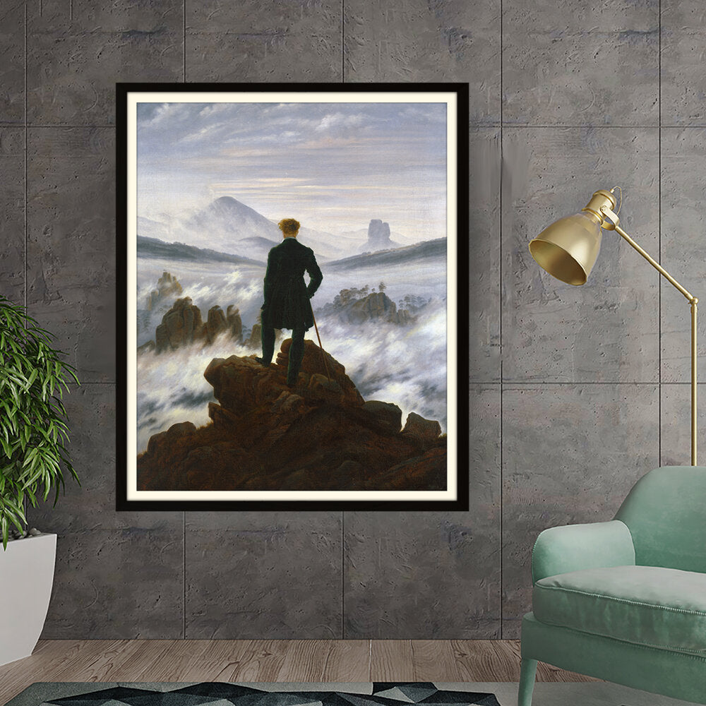 Amazon - Seller - Wanderer Above The Sea Of Fog - WALL MOUNT FRAME