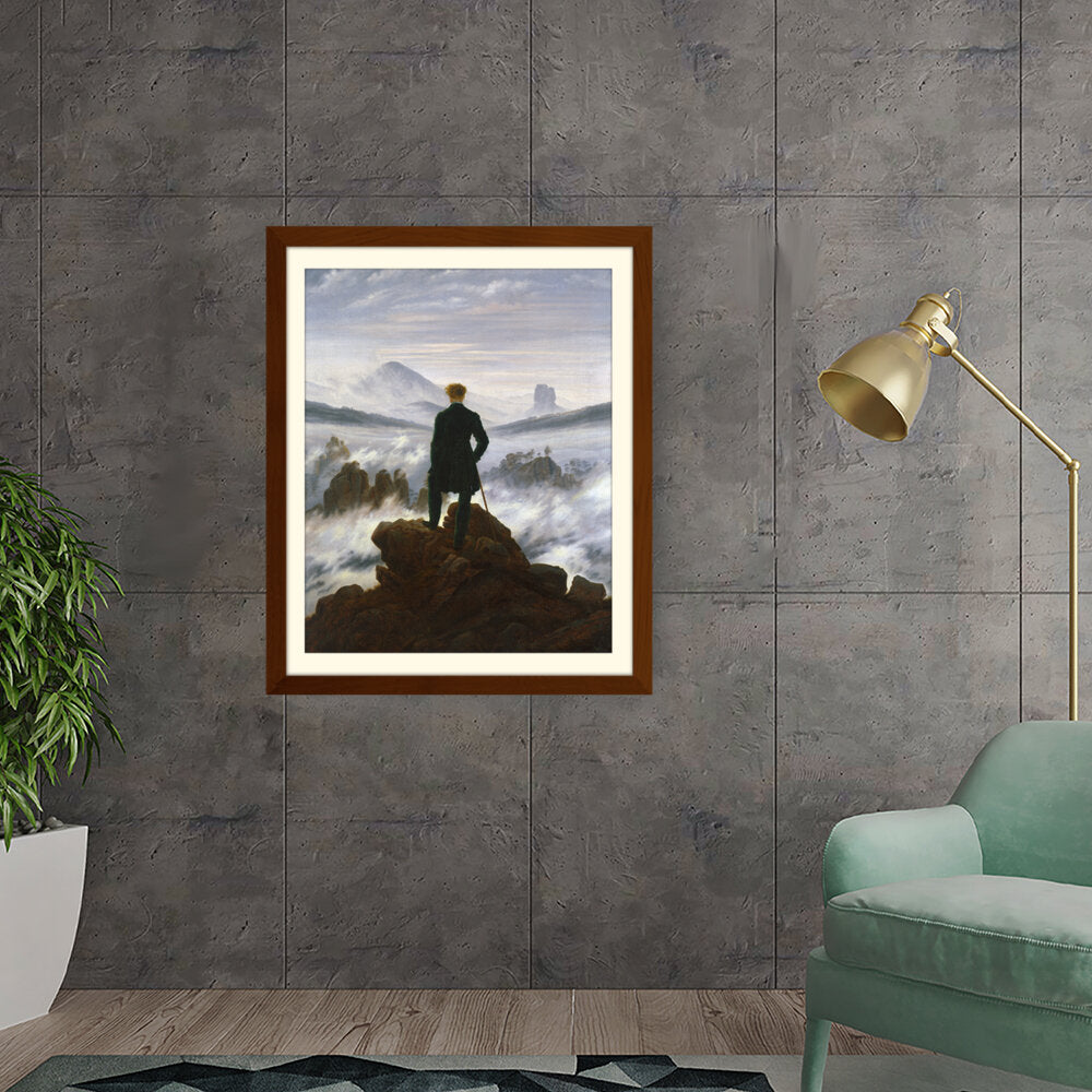 Wanderer Above The Sea Of Fog - WALL MOUNT FRAME