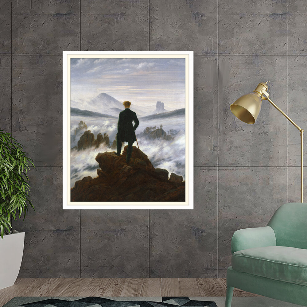 Wanderer Above The Sea Of Fog - WALL MOUNT FRAME