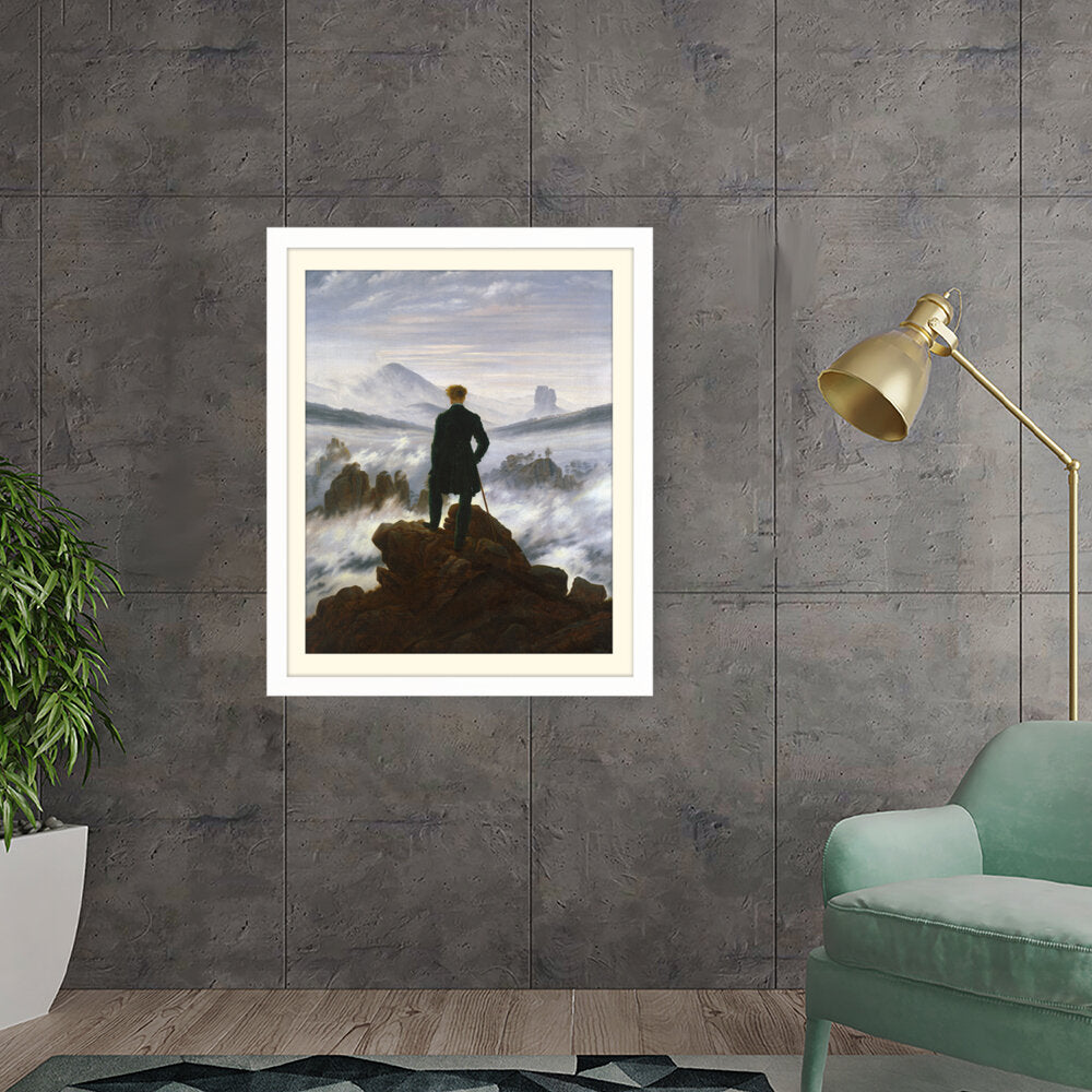 Wanderer Above The Sea Of Fog - WALL MOUNT FRAME