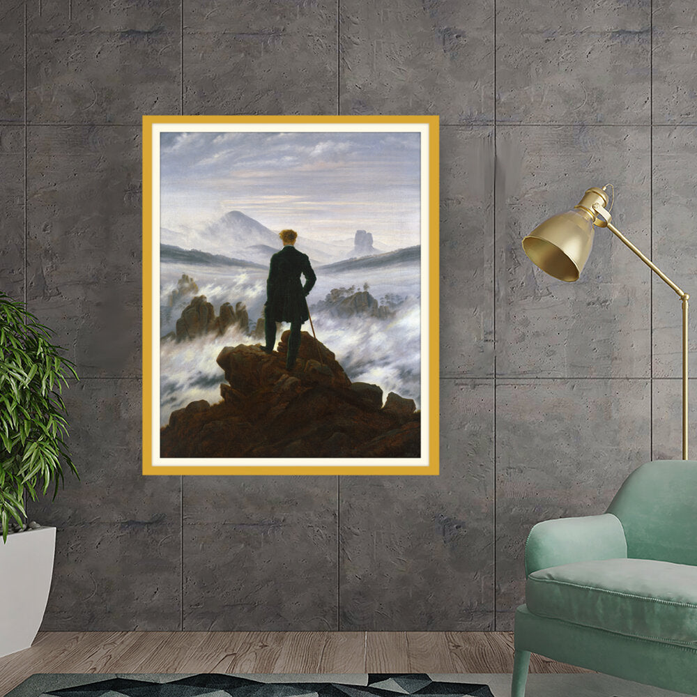 Wanderer Above The Sea Of Fog - WALL MOUNT FRAME