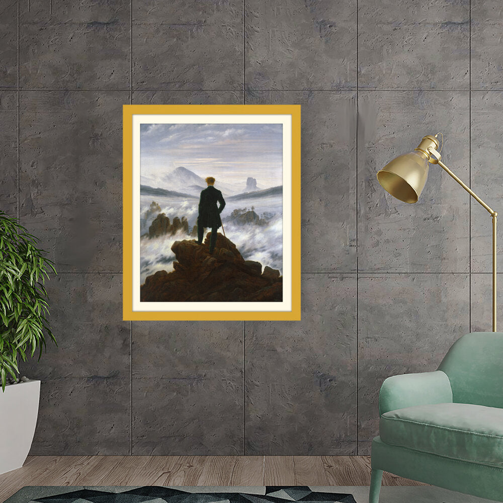 Wanderer Above The Sea Of Fog - WALL MOUNT FRAME